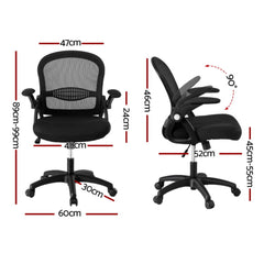 Artiss Mesh Office Chair Computer Gaming Desk Chairs Work Study Mid Back Chez Guru