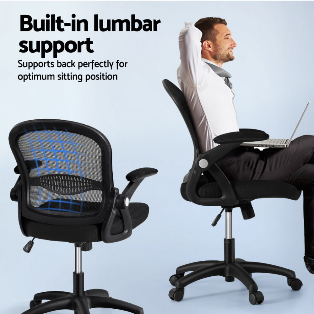 Artiss Mesh Office Chair Computer Gaming Desk Chairs Work Study Mid Back Chez Guru