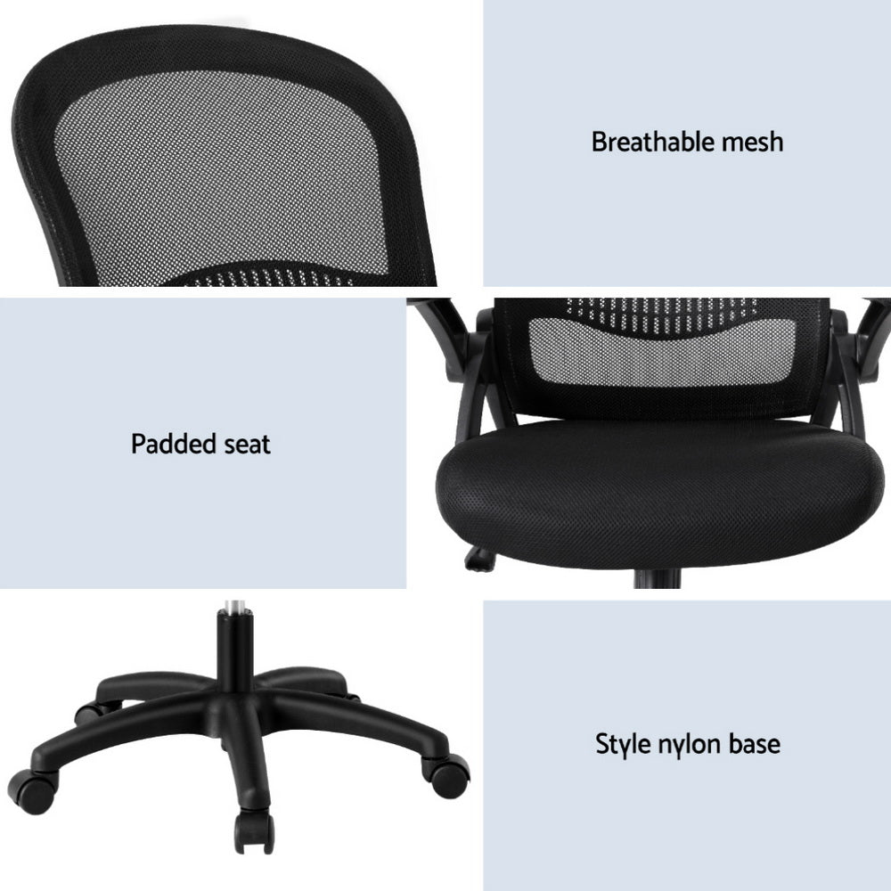 Artiss Mesh Office Chair Computer Gaming Desk Chairs Work Study Mid Back Chez Guru
