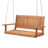 Gardeon Porch Swing Chair With Chain Outdoor Furniture Wooden Bench 2 Seater Chez Guru