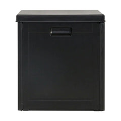 Gardeon Outdoor Storage Box 80L Container Lockable Garden Toy Tool Shed Black Chez Guru