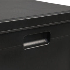 Gardeon Outdoor Storage Box 80L Container Lockable Garden Toy Tool Shed Black Chez Guru