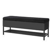 Artiss Storage Ottoman Blanket Box 110cm Boucle Shelf - Chez Guru