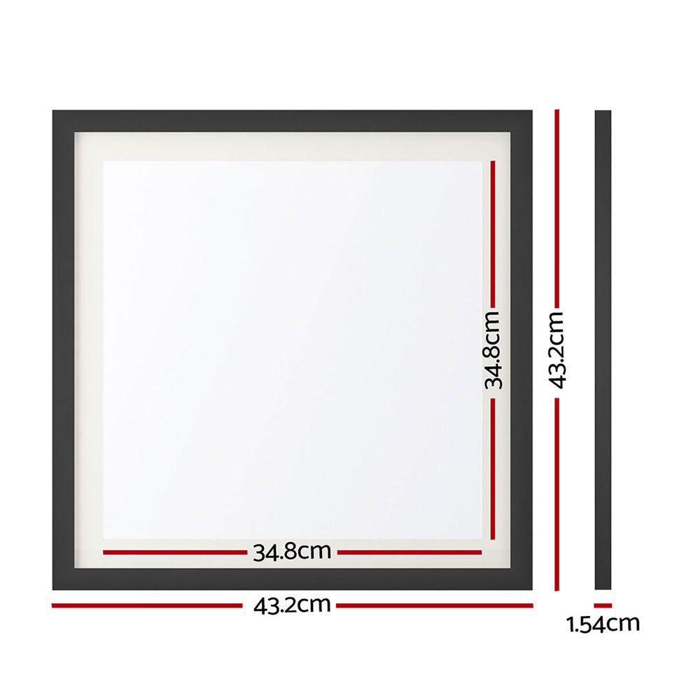 Artiss Photo Frame 2PCS Set Black Chez Guru