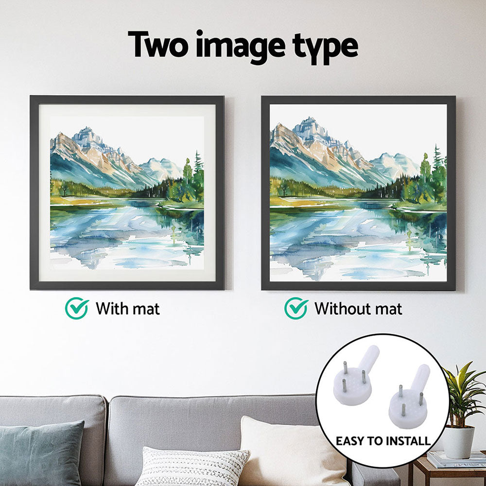 Artiss Photo Frame 2PCS Set Black Chez Guru