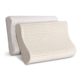 Giselle Bedding Natural Latex Pillow 2-Zone Twin Pack Chez Guru