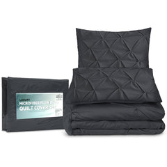 Giselle Bedding Quilt Cover Set Diamond Black Super King Chez Guru
