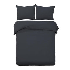 Giselle Bedding Quilt Cover Set Classic Black Super King Chez Guru