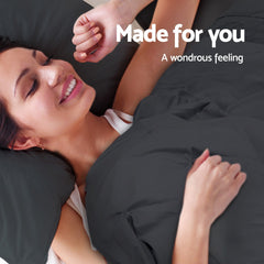 Giselle Bedding Quilt Cover Set Classic Black Super King Chez Guru