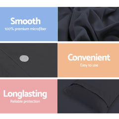 Giselle Bedding Quilt Cover Set Classic Black Super King Chez Guru