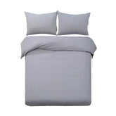 Giselle Bedding Quilt Cover Set Classic Grey Super King Chez Guru