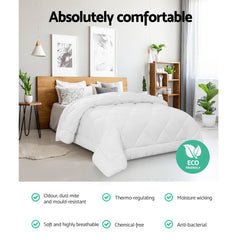 Giselle Bedding 800GSM Microfibre Bamboo Quilt Queen Chez Guru