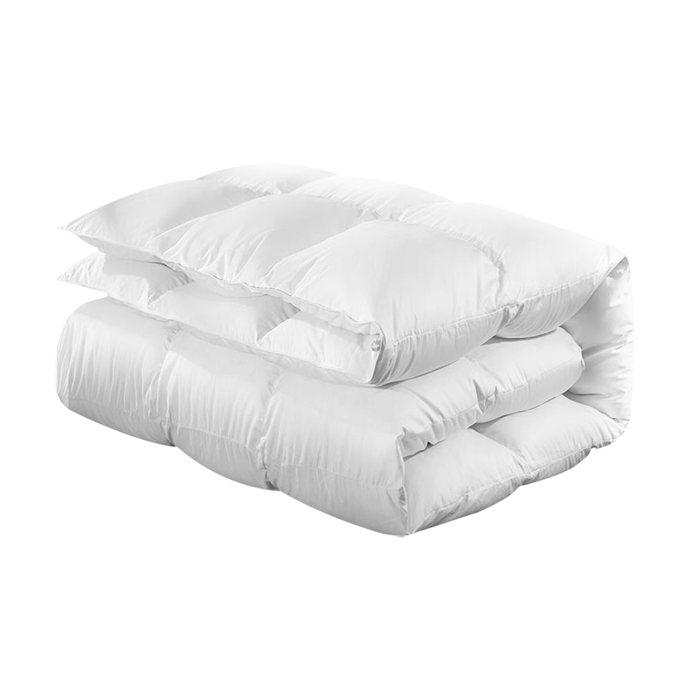 Giselle Bedding 800GSM Goose Down Feather Quilt Super King Chez Guru