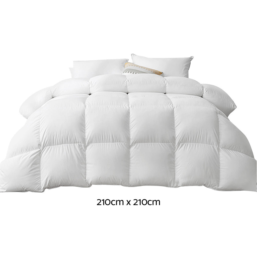 Giselle Bedding 500GSM Goose Down Feather Quilt Queen Chez Guru