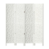 Artiss 4 Panel Room Divider Screen 162x170cm Clover White Chez Guru