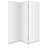 Artiss 3 Panel Room Divider Screen 131x179cm White Chez Guru