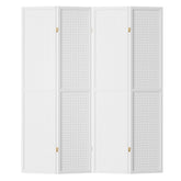 Artiss 4 Panel Room Divider Screen 164x170cm Pegboard White Chez Guru