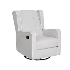 Artiss Recliner Armchair 360� Swivel Grey Fabric - Chez Guru