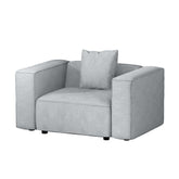 Artiss Modular Sofa Chaise Set 1-Seater Grey Chez Guru
