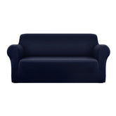 Artiss Sofa Cover Couch Covers 3 Seater Stretch Navy Chez Guru