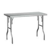 Cefito Stainless Steel Kitchen Benches Work Bench Food Foldable 430 Chez Guru