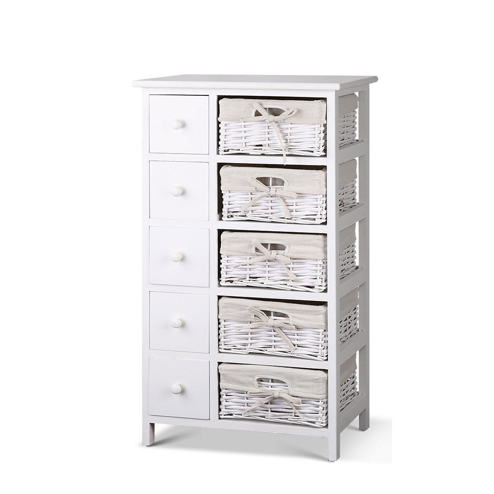 Artiss 5 Chest of Drawers with 5 Baskets - MAY Chez Guru