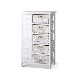 Artiss 5 Chest of Drawers with 5 Baskets - MAY Chez Guru