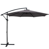 Instahut 3m Outdoor Umbrella Cantilever Beach Garden Patio Charcoal Chez Guru