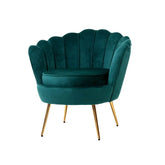 Artiss Armchair Velvet Green Callista - Chez Guru