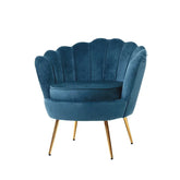 Artiss Armchair Velvet Blue Callista - Chez Guru