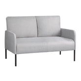 Artiss Armchair 2-Seater Sofa Pillow Linen Grey - Chez Guru
