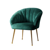 Artiss Armchair Velvet Green Eloise - Chez Guru