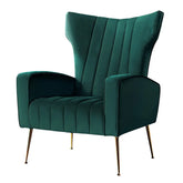 Artiss Armchair Green Velvet Kate - Chez Guru