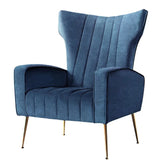Artiss Armchair Navy Velvet Kate - Chez Guru