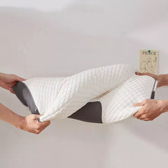 2 pcs Pain Relief Ergonomic Pillow Adjustable Contour Orthopedic Cervical Bed Pillow Chez Guru