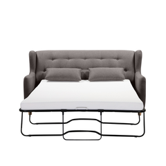 MARQUIS 2 Seater Sofa bed with Separate Foam Mattress-Dark grey Chez Guru