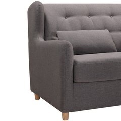 MARQUIS 2 Seater Sofa bed with Separate Foam Mattress-Dark grey Chez Guru