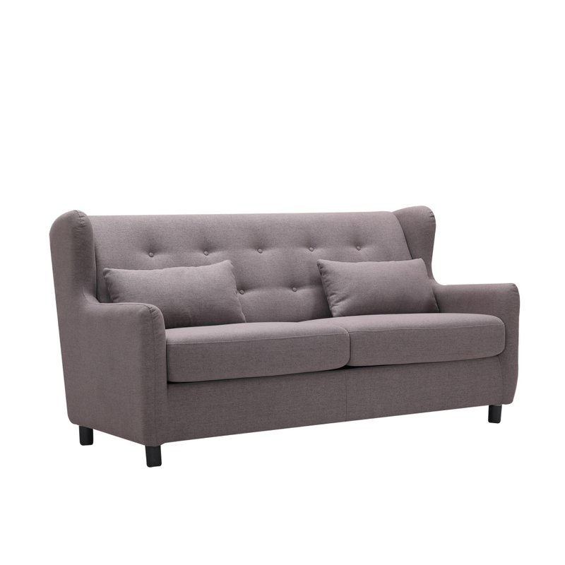 MARQUIS 2 Seater Sofa bed with Separate Foam Mattress-Dark grey Chez Guru