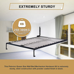 Palermo Queen Size Wall Bed Mechanism Hardware Kit Diamond Edition Chez Guru