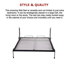 Palermo Queen Size Wall Bed Mechanism Hardware Kit Diamond Edition Chez Guru
