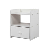 Bedside Tables Drawers Side Table Bedroom Furniture Nightstand White Unit Chez Guru