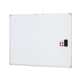 Magnetic Whiteboard 90x120cm Erase Board Marker Eraser Tray Home Office School Chez Guru