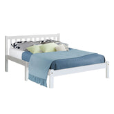 Artiss Bed Frame Double Size Wooden White SOFIE Chez Guru