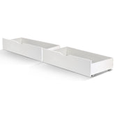 Artiss 2x Bed Frame Storage Drawers Trundle White Chez Guru