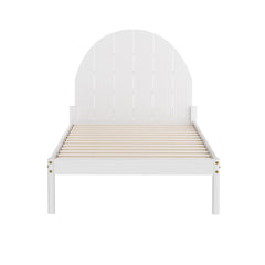 Artiss Bed Frame King Single Size Wooden White DALY Chez Guru