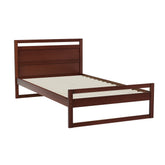 Artiss Bed Frame King Single Size Wooden Walnut WITTON Chez Guru