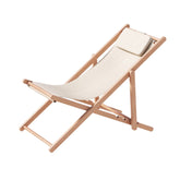 Gardeon Outdoor Deck Chair Wooden Sun Lounge Folding Beach Patio Furniture Beige Chez Guru