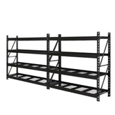 Giantz 4Mx2M Garage Shelving Warehouse Rack Pallet Racking Storage Shelve Black Chez Guru
