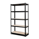 Giantz 1.5M Garage Shelving Warehouse Rack Pallet Racking Storage Shelve Black Chez Guru
