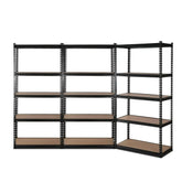 3x1.5M Warehouse Shelving Racking Storage Garage Steel Metal Shelves Rack Chez Guru